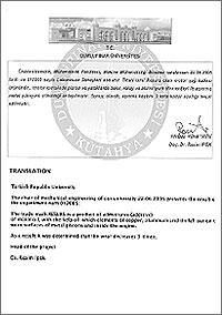 certificates RESURS